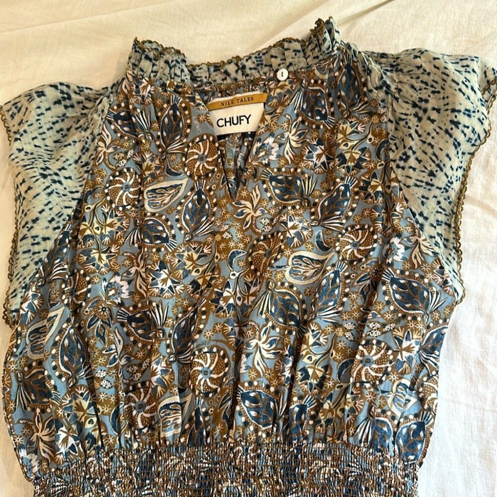 Chufy silk maxi dress, Medium M Fall